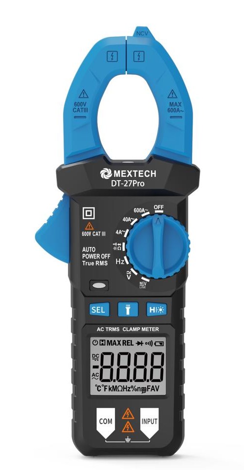 MEXTECH DT27PRO DIGITAL TRUE RMS CLAMP METER