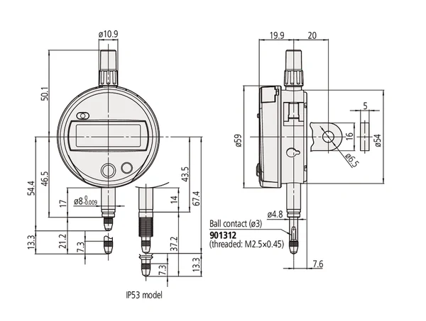 Mitutoyo Digimatic Indicator