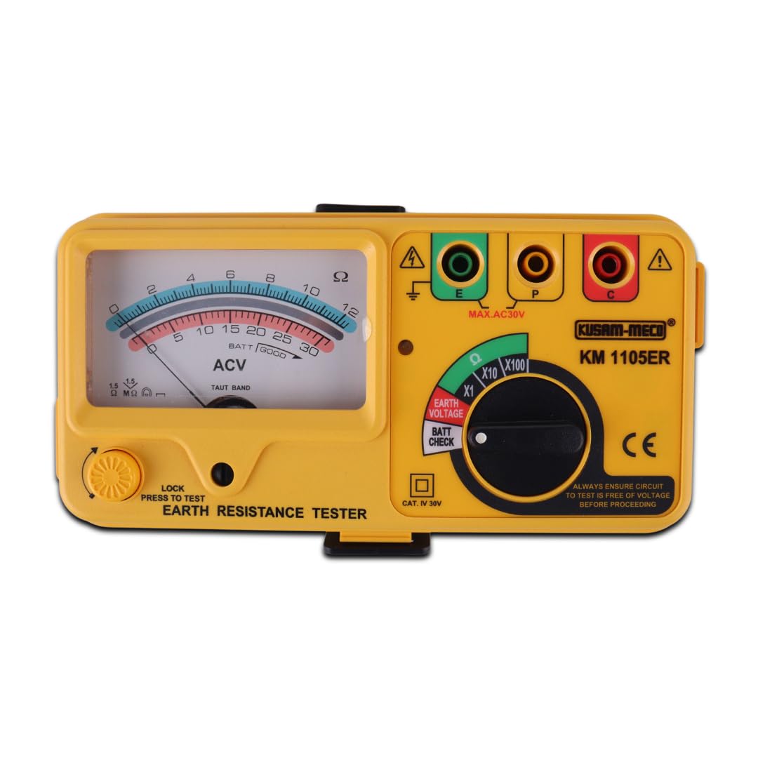 Kusam Meco KM 1105 ER Analogue Earth Resistance Tester