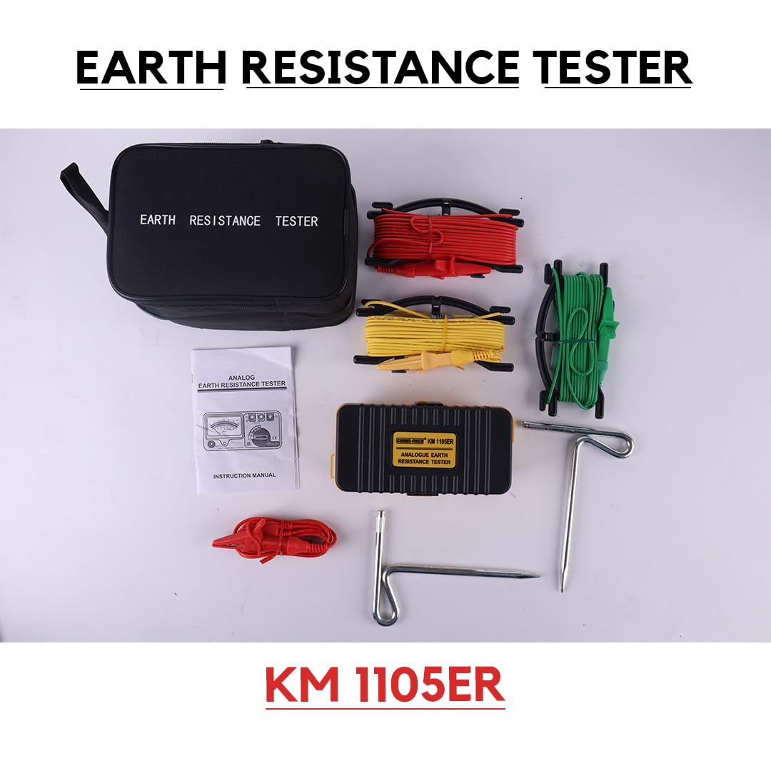 Kusam Meco KM 1105 ER Analogue Earth Resistance Tester