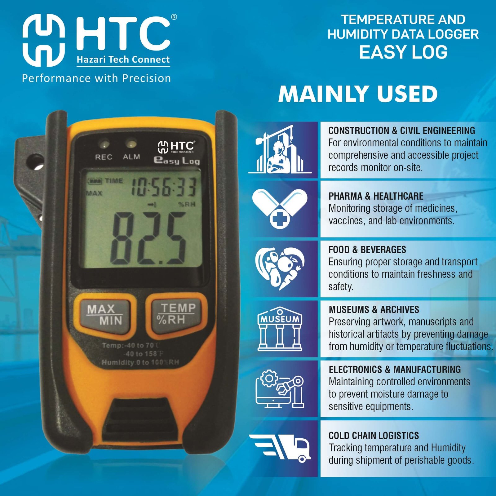 HTC-Easy Log – Temperature & Humidity Data Logger
