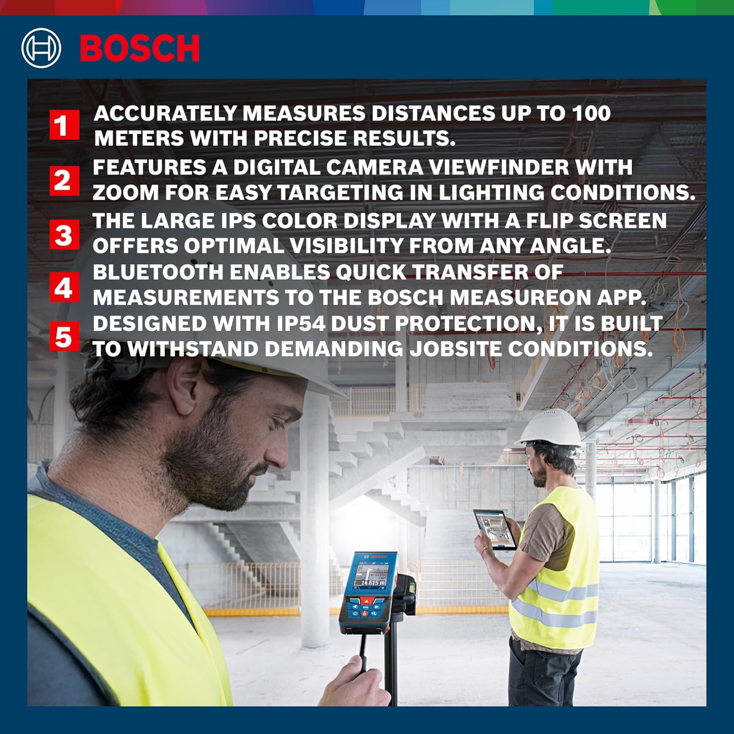 BOSCH GLM 100-25 C Professional Laser Measure