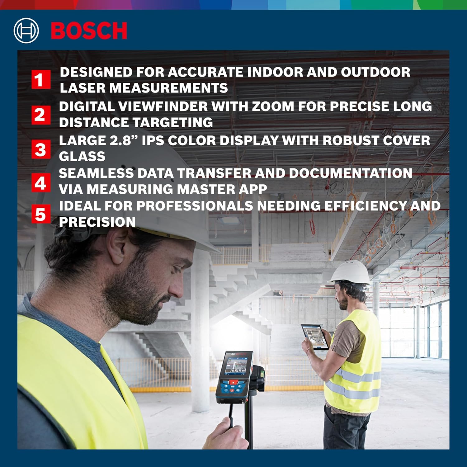 BOSCH GLM 150 C Professional Laser Measure – 150m