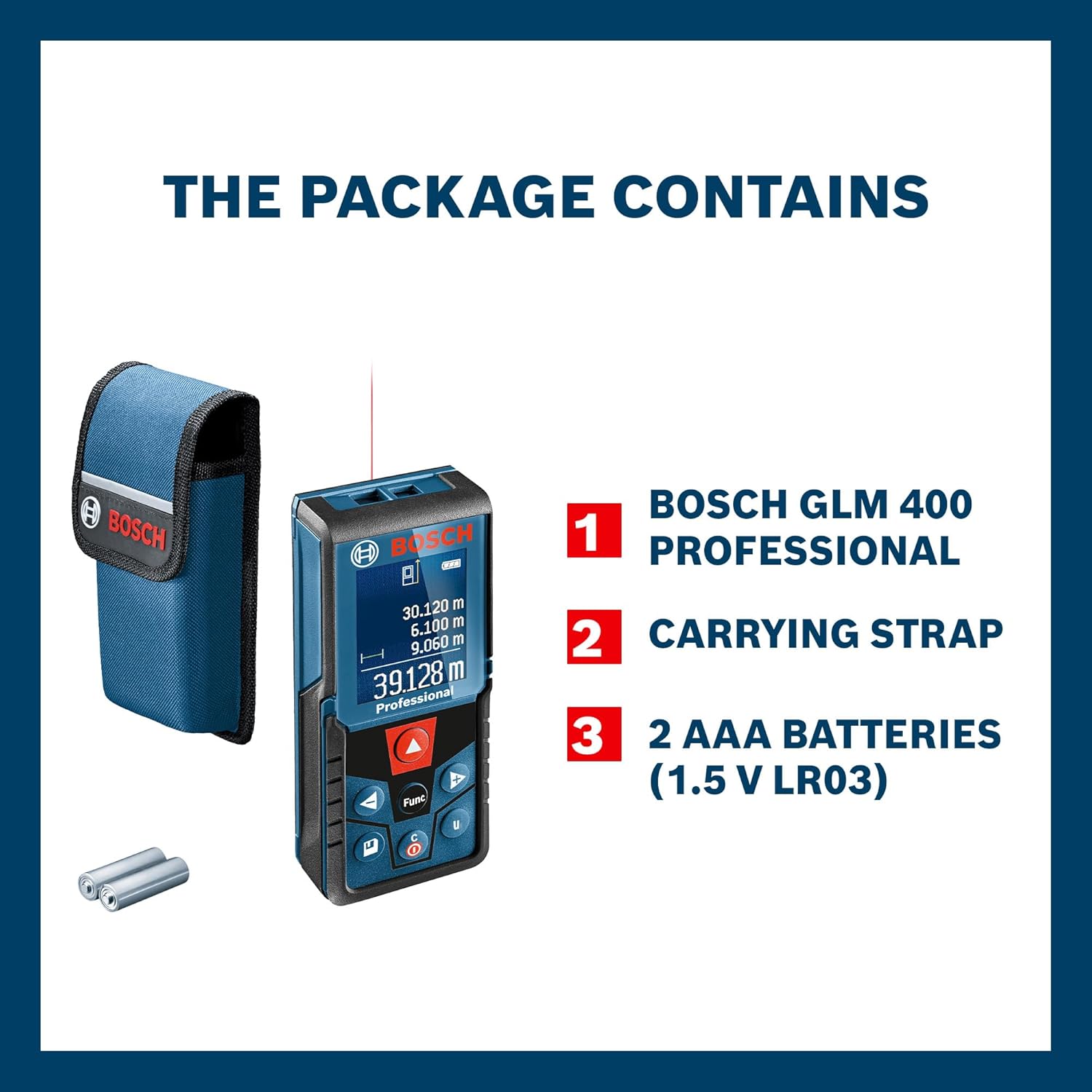 BOSCH GLM 400 Laser Distance Measurer (40M Range)