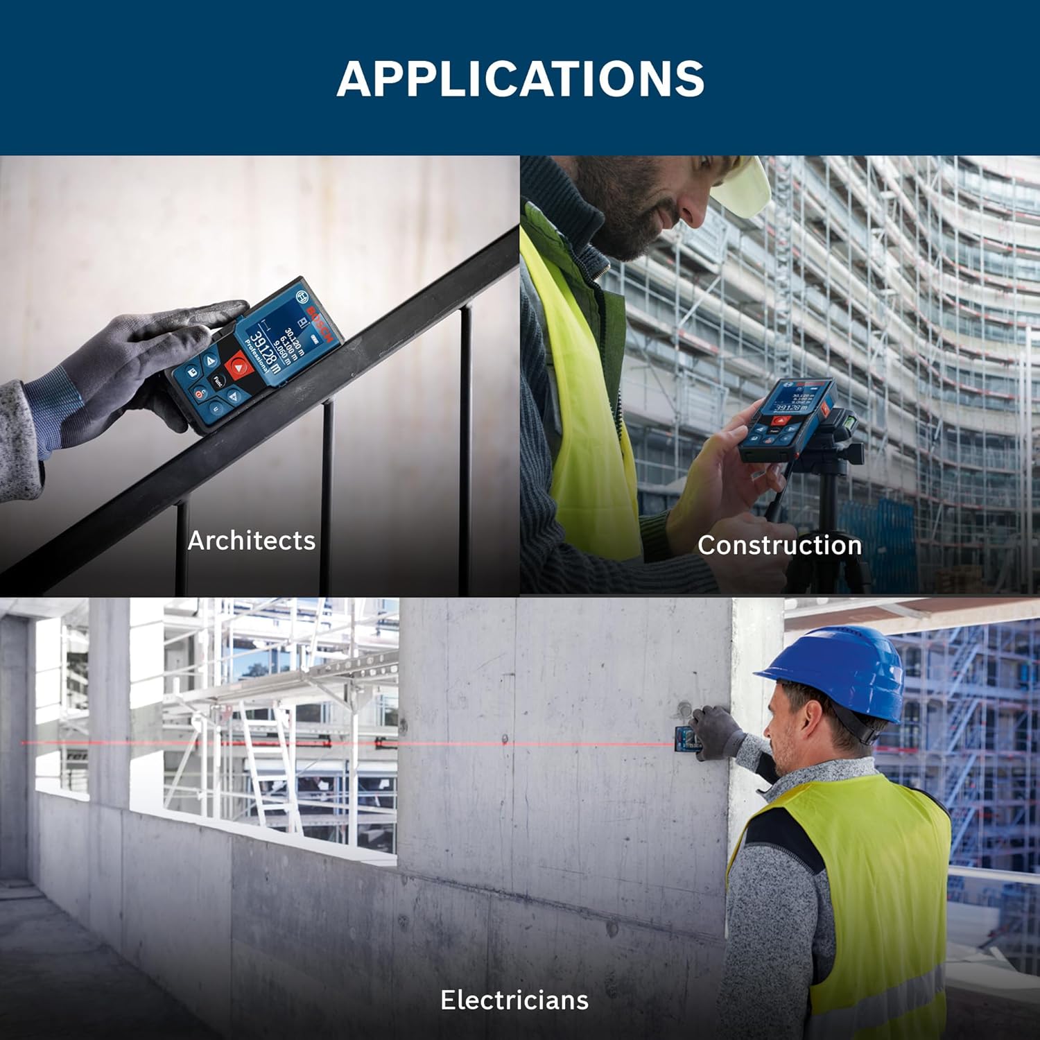 BOSCH GLM 400 Laser Distance Measurer (40M Range)