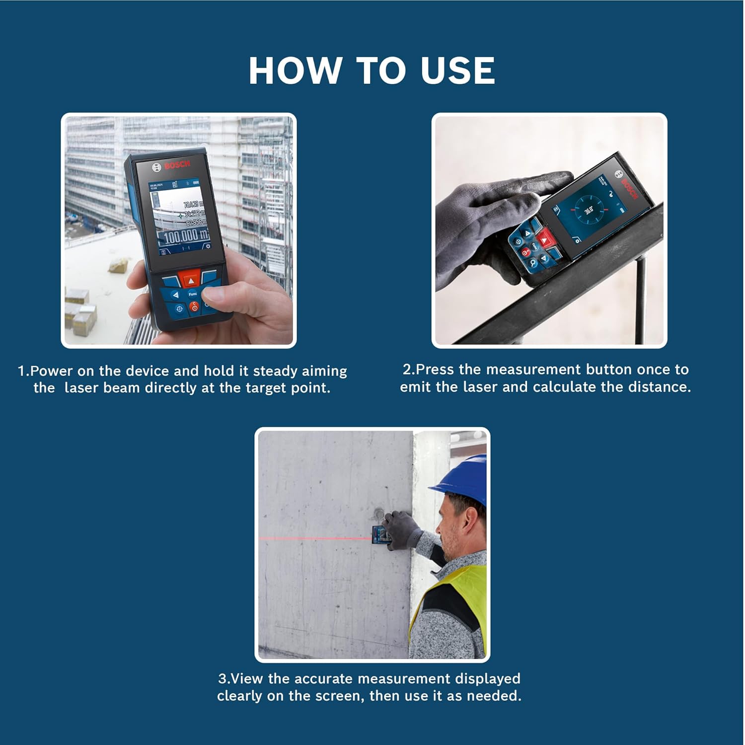 BOSCH GLM 50-27 CG Professional Laser Distance Measurer