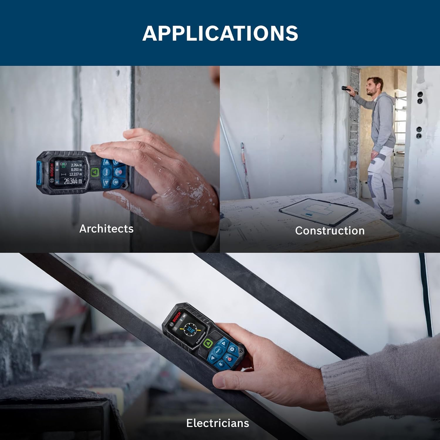BOSCH GLM 50-27 CG Professional Laser Distance Measurer