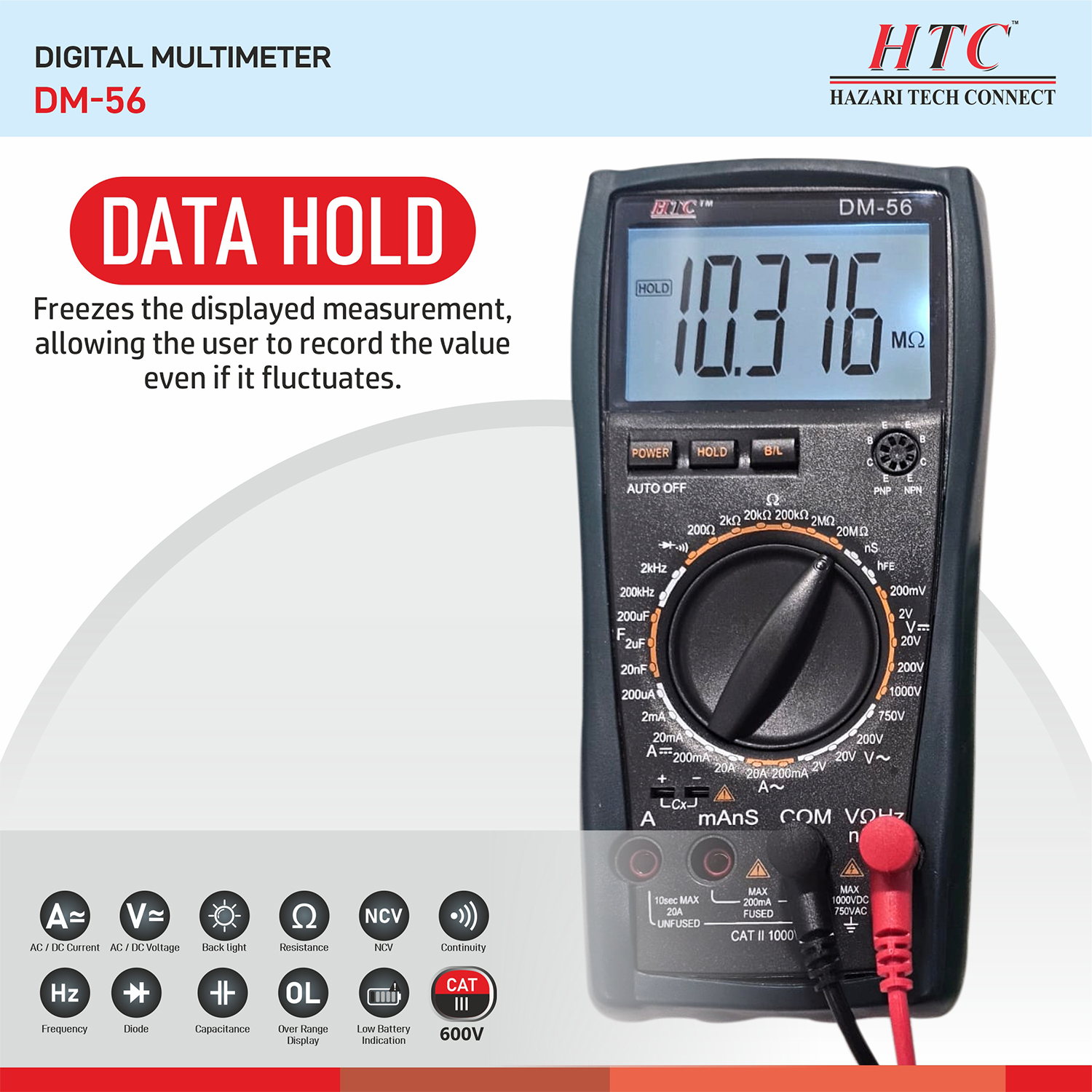 HTC-DM-56-DIGITAL MULTIMETER