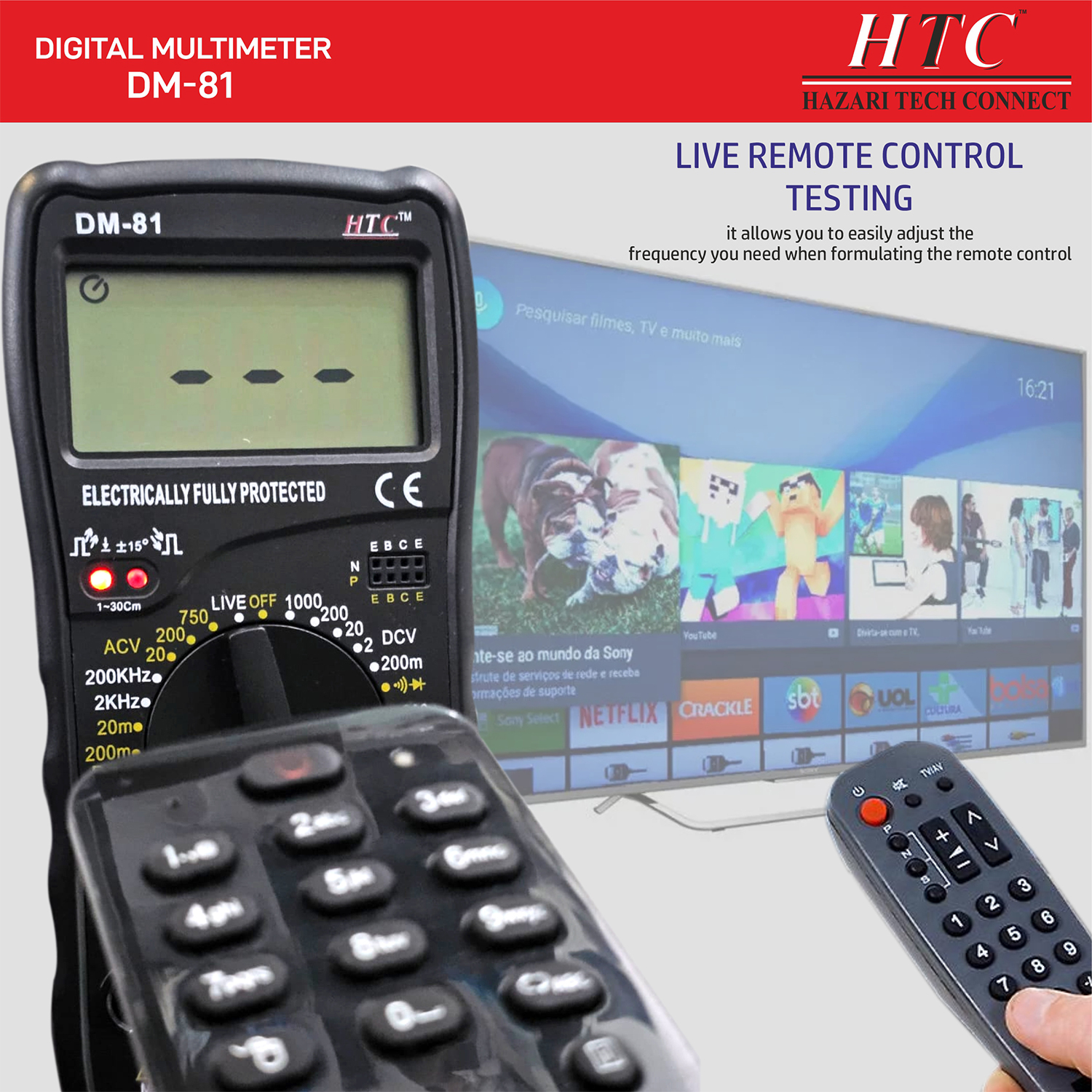 HTC-DM-81-DIGITAL MULTIMETER