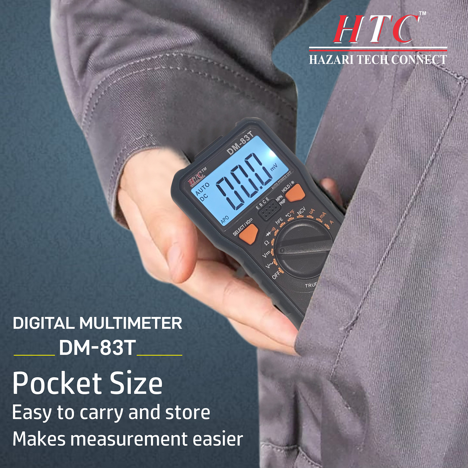 HTC-DM-83T-DIGITAL MULTIMETER