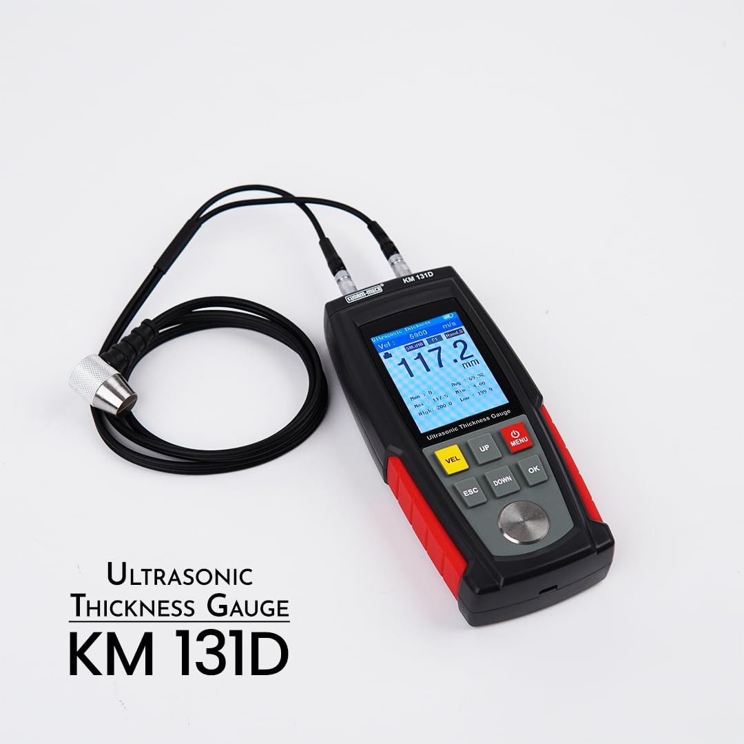 Kusam meco KM 131D Ultrasonic Thickness Gauge LCD Digital Meter Tester