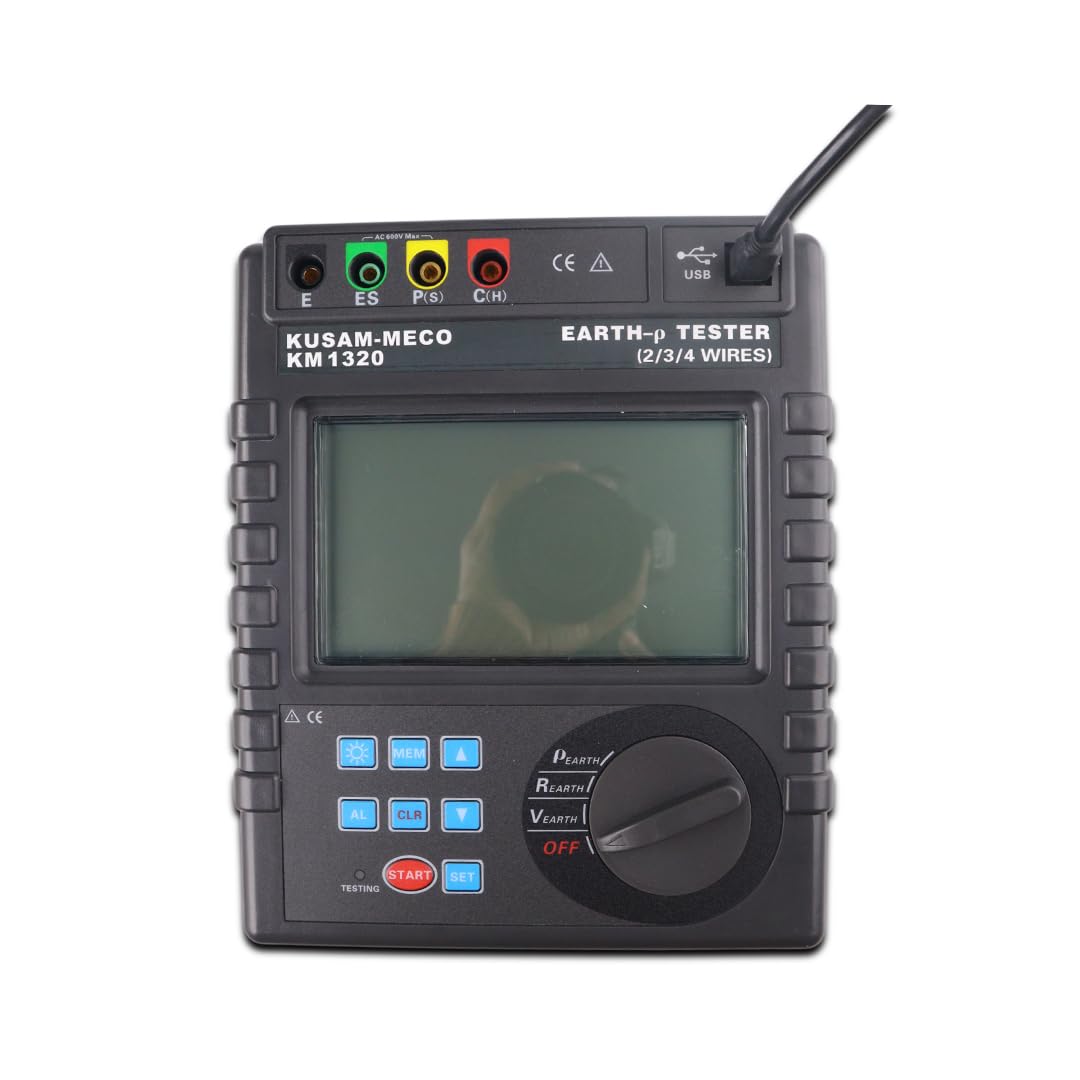 Kusam Meco KM 1320 Earth Resistance Soil Resistivity Tester