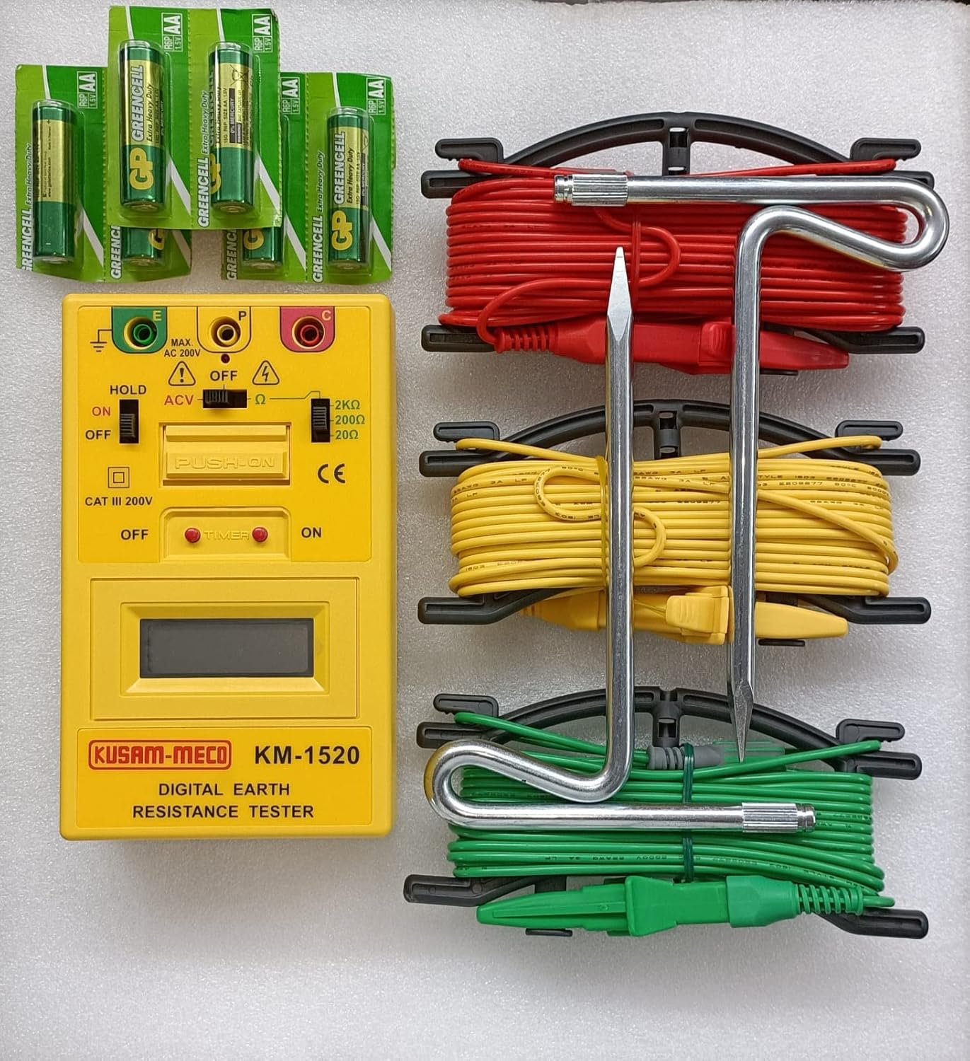 Kusam Meco KM 1520 DIGITAL EARTH RESISTANCE TESTER