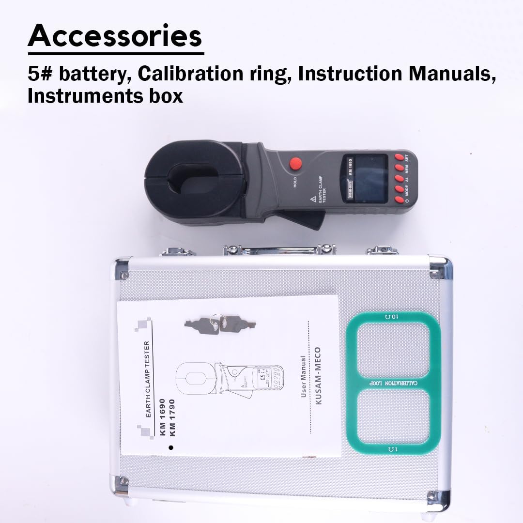 Kusam Meco KM 1690 Clamp Ground Resistance Tester