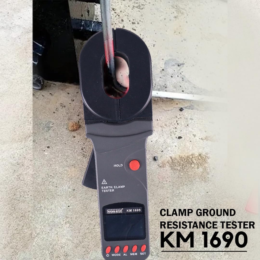 Kusam Meco KM 1690 Clamp Ground Resistance Tester