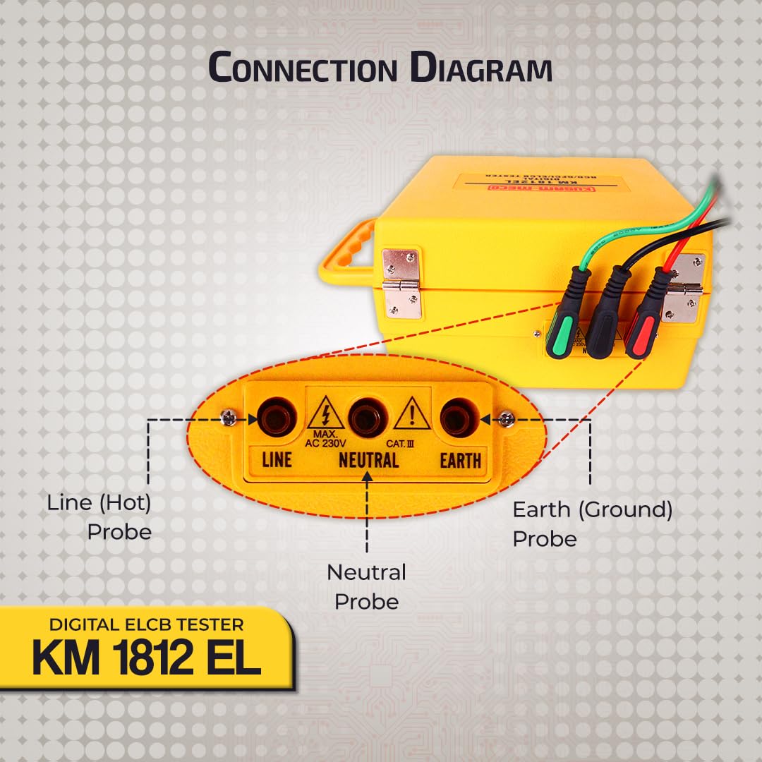 Kusam-meco KM 1812 EL Digital Voltage Tester