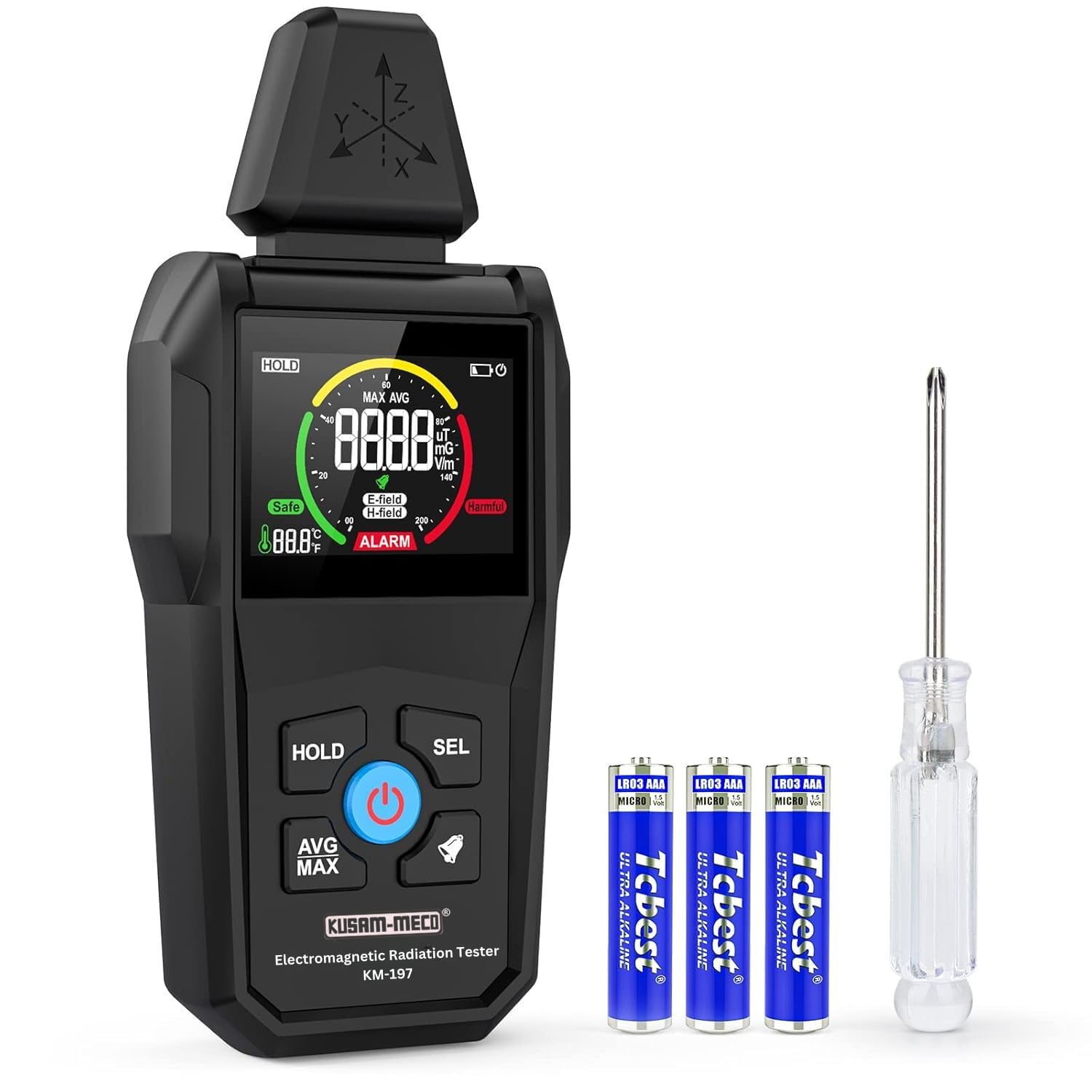 KUSAM MECO KM 197 EMF Meter Digital Electromagnetic Field Radiation Detector