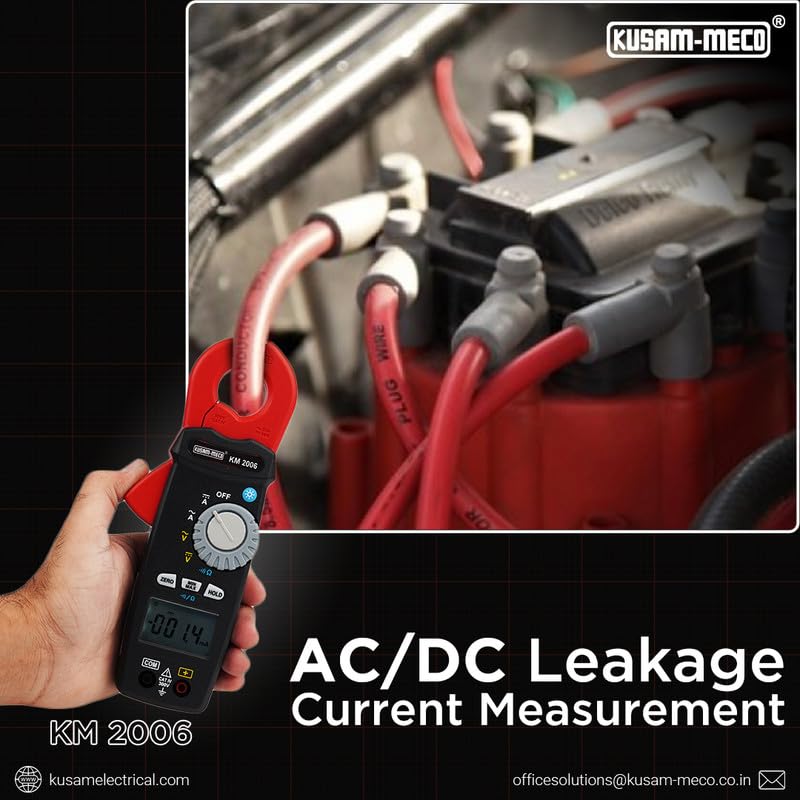 Kusam Meco KM 2006 AC/DC TRMS Leakage Clamp meter