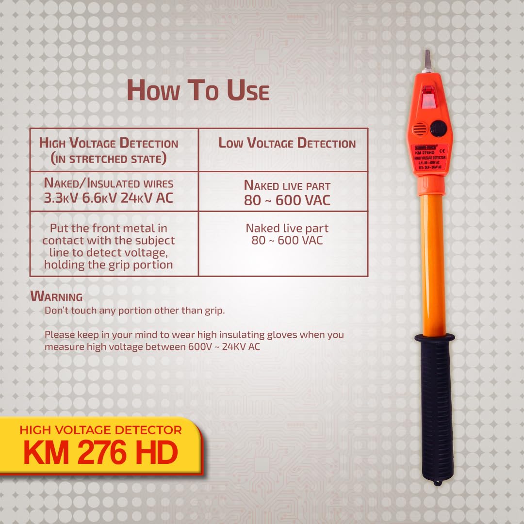Kusam Meco KM 276 HD High Voltage Detector