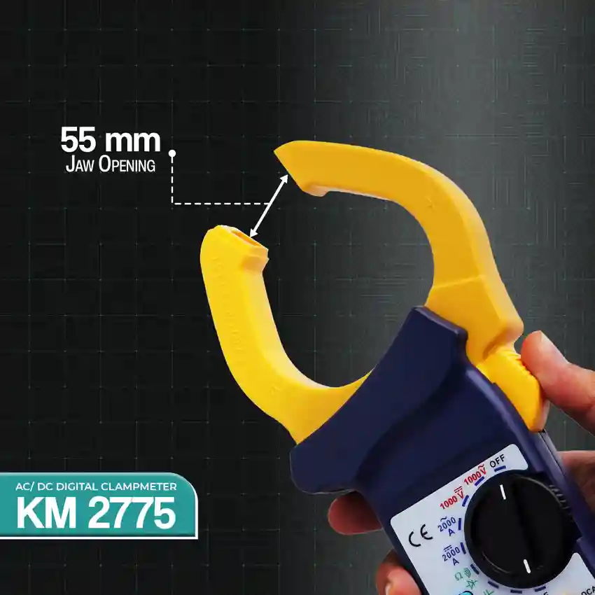 Kusam Meco KM 2775 AC/DC DIGITAL CLAMPMETER