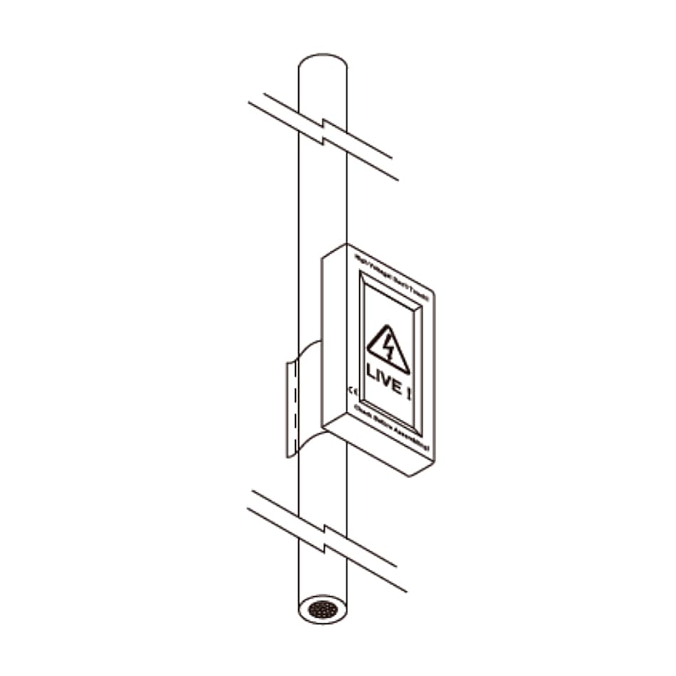 Kusam Meco 285HD 3KV - 22KV Pole Mounting High Voltage Detector