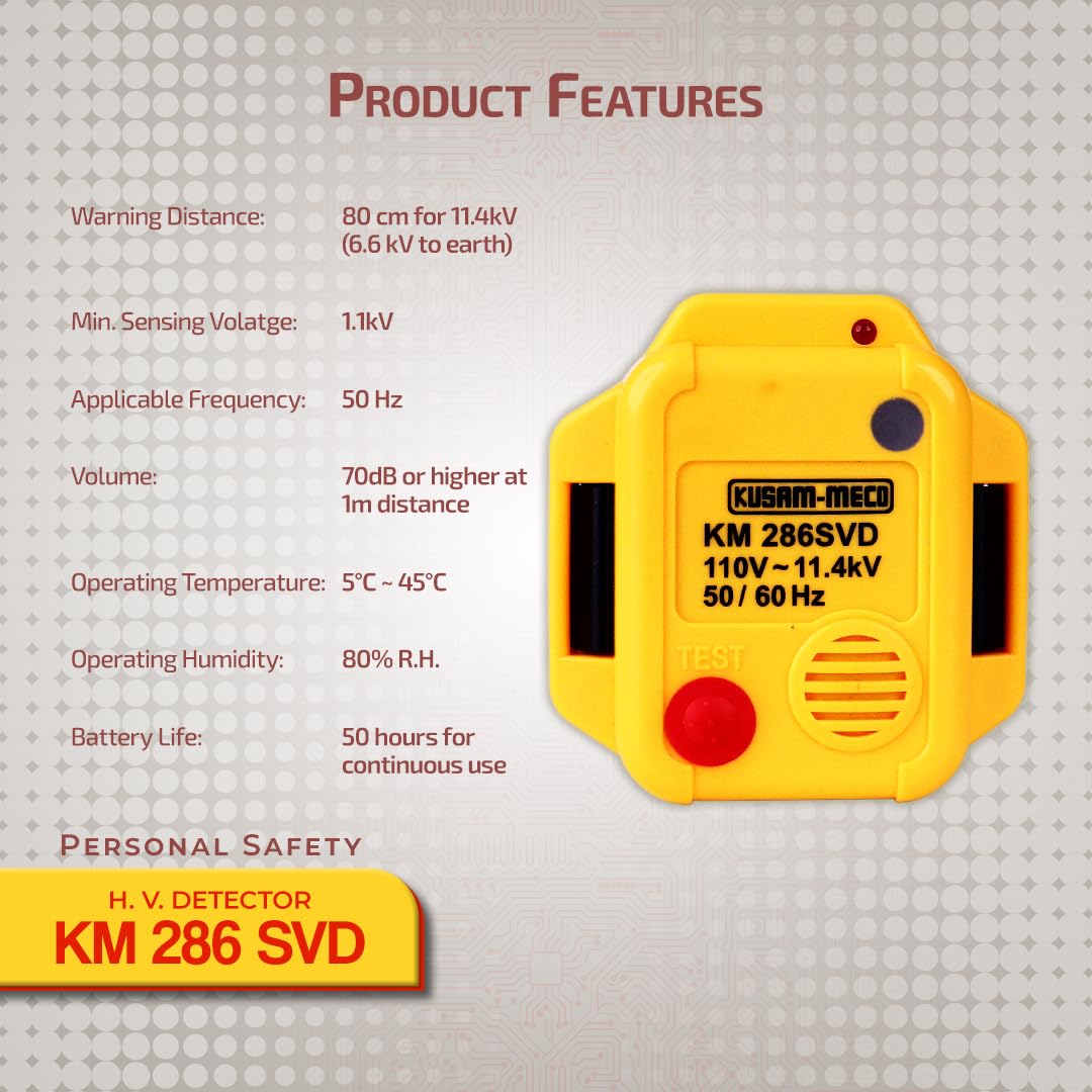 Kusam Meco 286 SVD Personal Safety High Voltage DetectoR