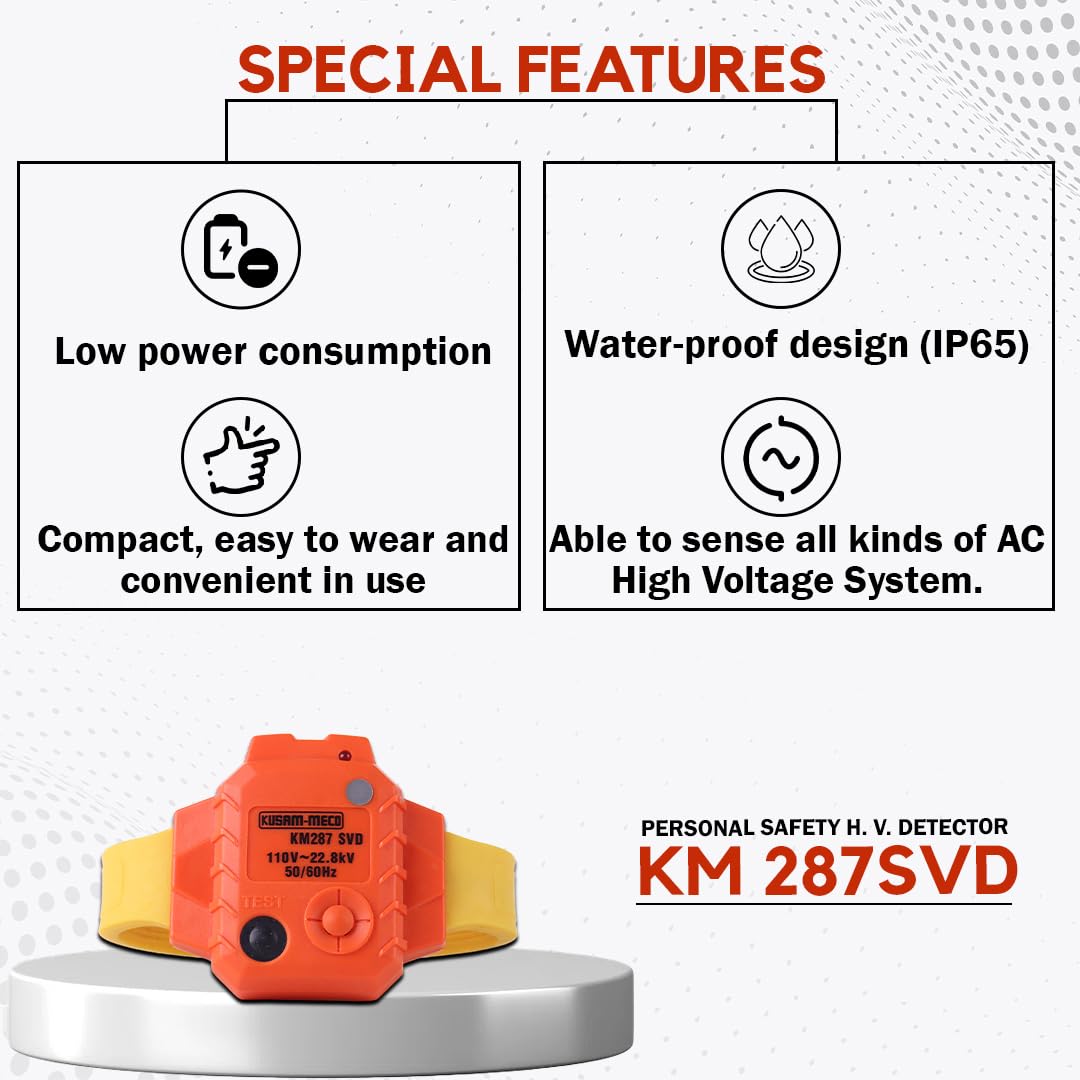 Kusam Meco KM 287 SVD Personal Safety H. V. Detector