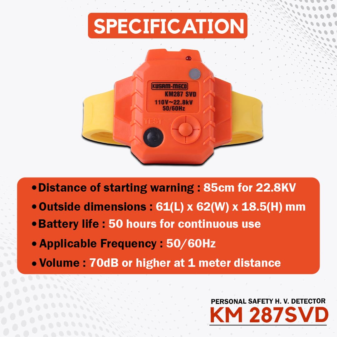 Kusam Meco KM 287 SVD Personal Safety H. V. Detector