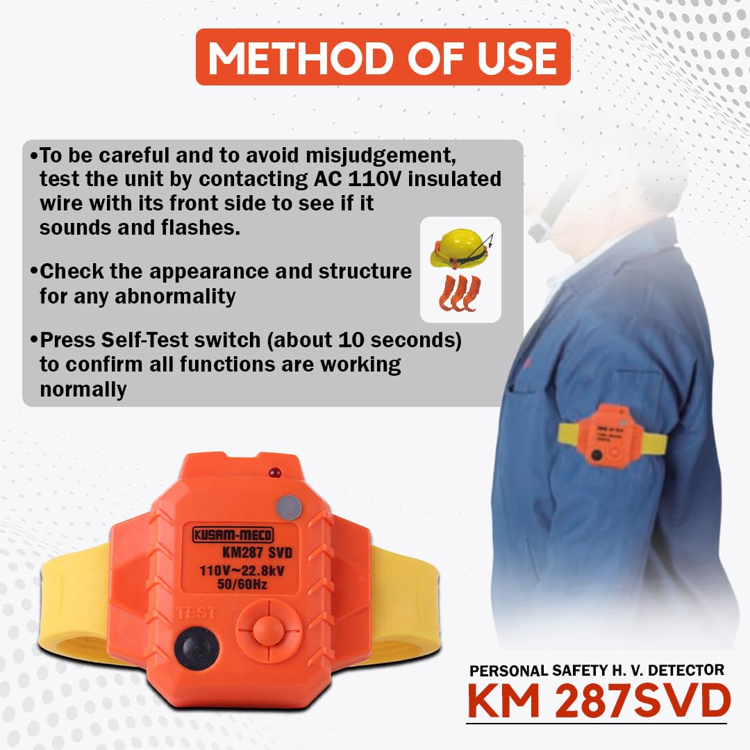 Kusam Meco KM 287 SVD Personal Safety H. V. Detector