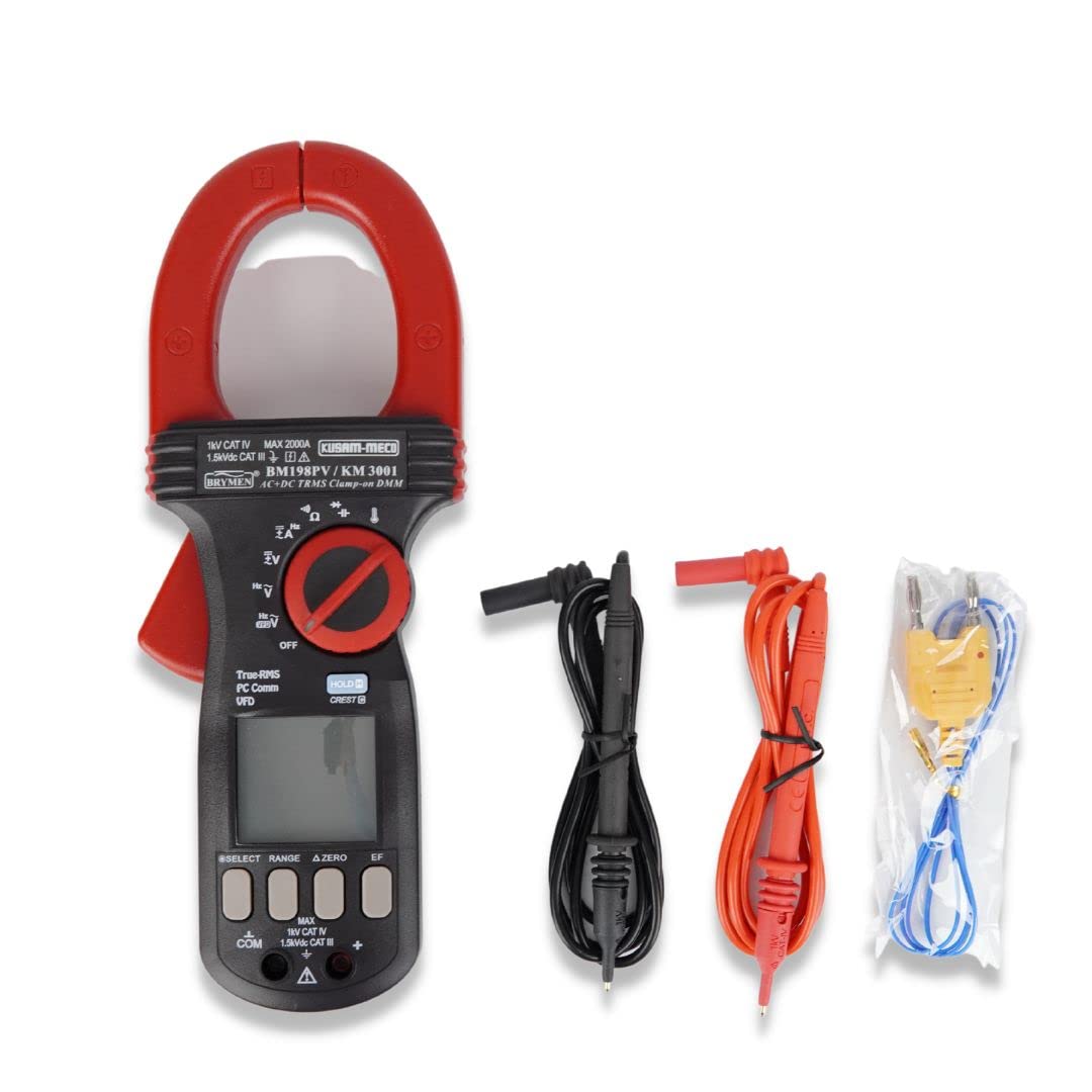 Kusam Meco KM 3001 suitable for solar AC/DC TRMS Clamp on multimeter
