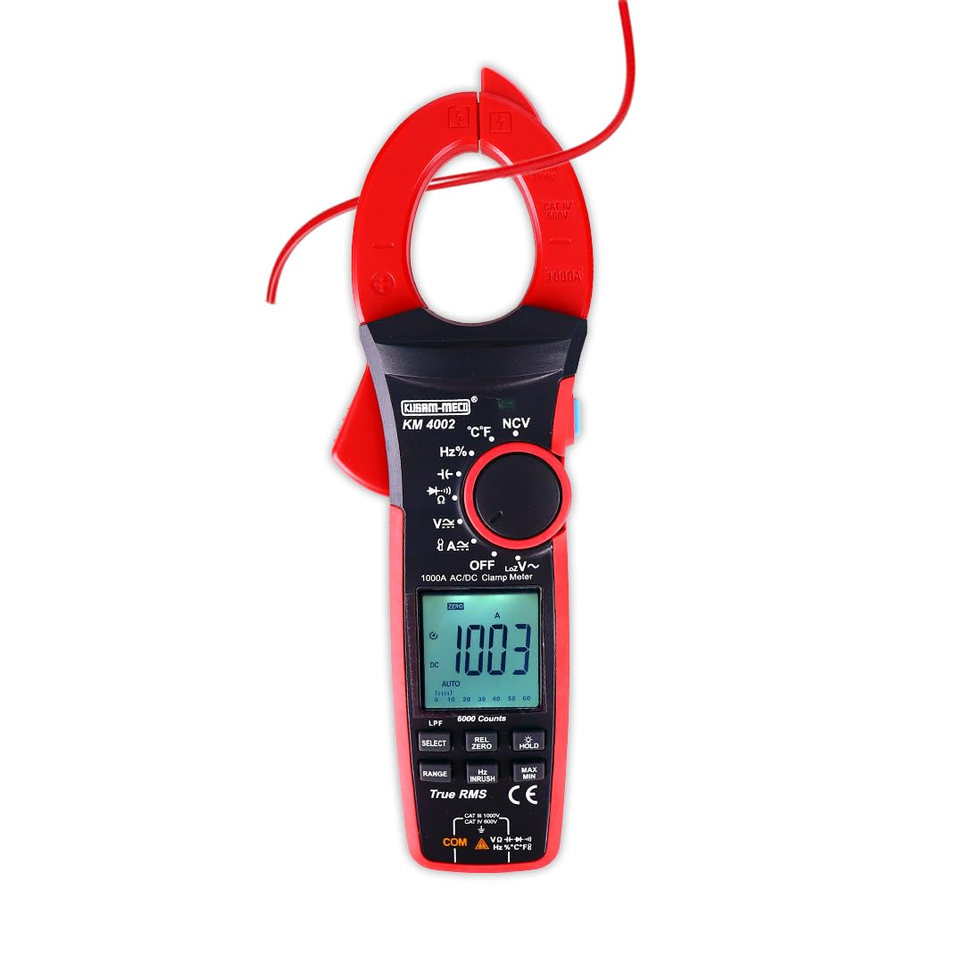 Kusam Meco KM 4002 1000A AC/DC TRUE RMS DIGITAL CLAMP METER