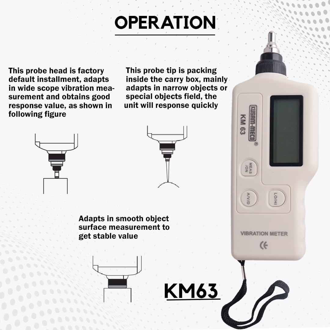 Kusam Meco KM 63 DIGITAL VIBROMETER