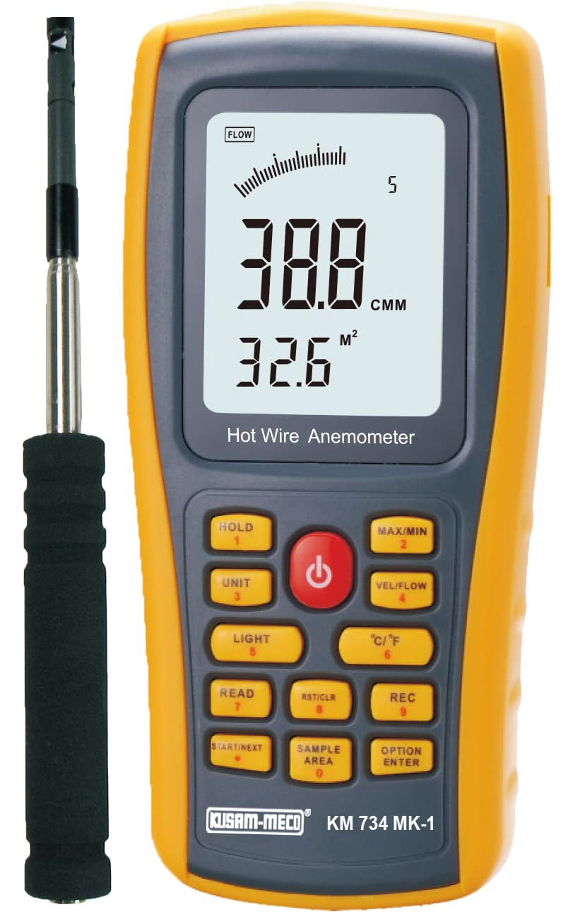 Kusam Meco KM 734 MK-1 HOT WIRE ANEMOMETER