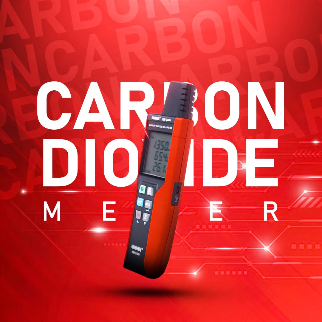 Kusam Meco KM 7460 Advanced Carbon Dioxide (CO2) Data Logger Meter