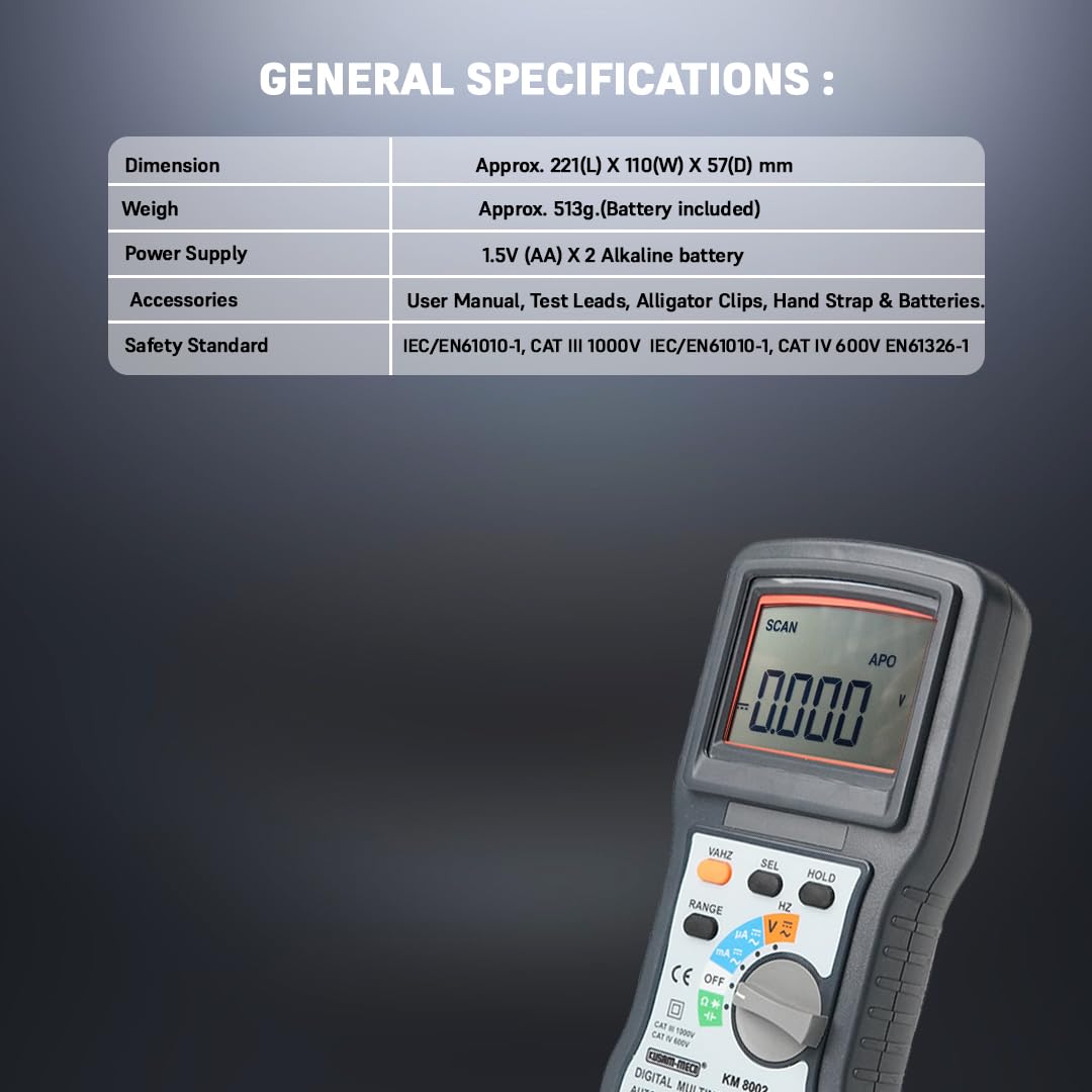 Kusam Meco km 8002 Digital Multi meter