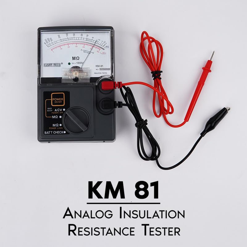 Kusam Meco KM 81 Analog Insulation Resistance Tester