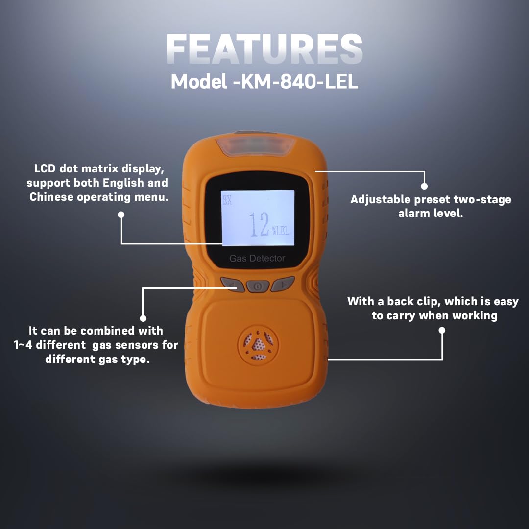 Kusam Meco KM 840 LEL Portable Combustible Gas Detector