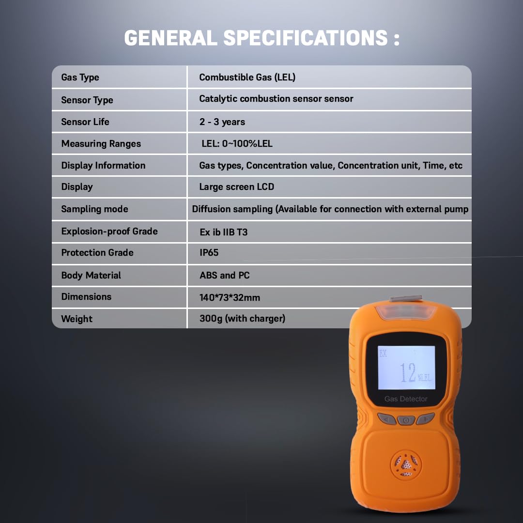 Kusam Meco KM 840 LEL Portable Combustible Gas Detector