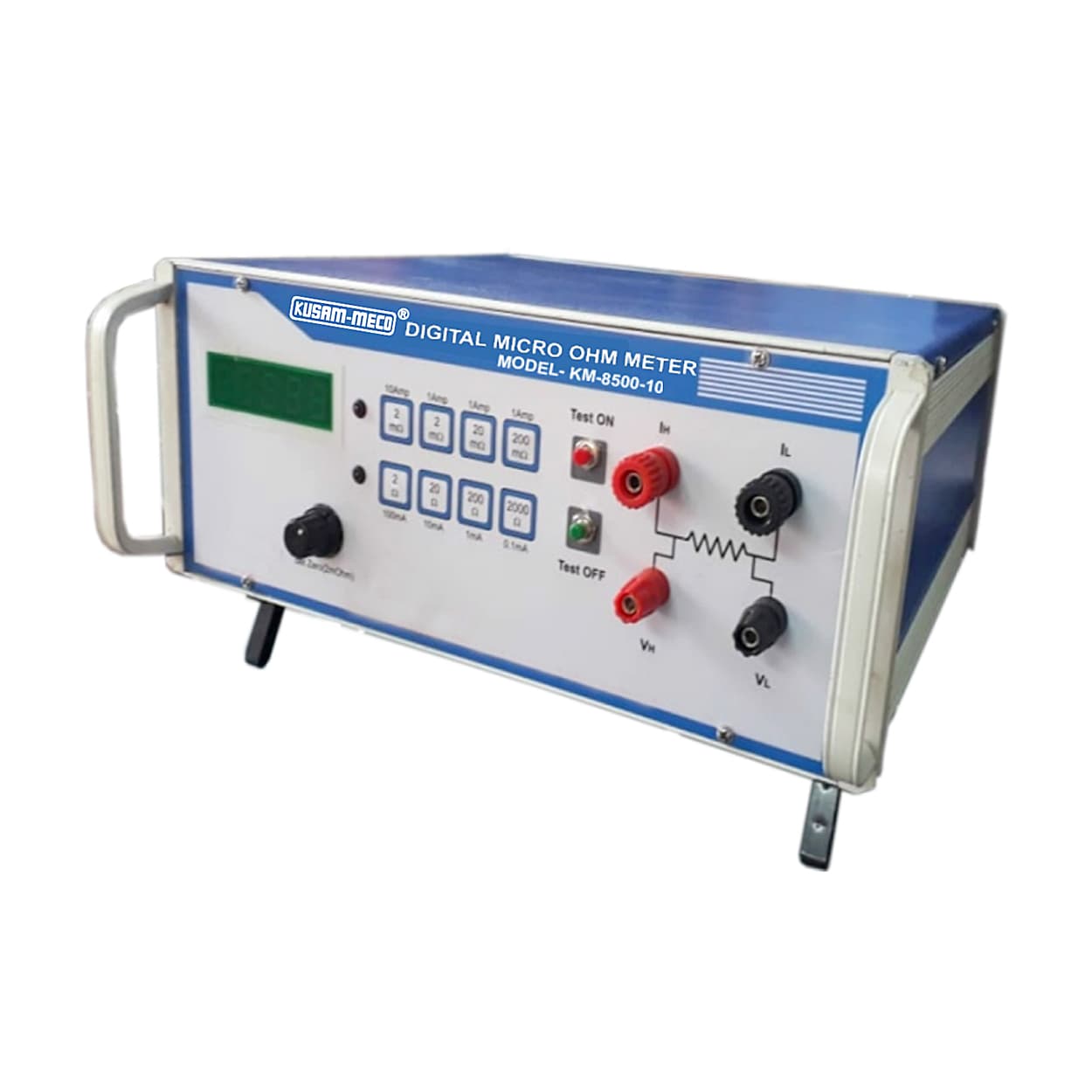 Kusam Meco KM 8500 10 4-1/2 Digits 10A Digital Micro Ohm Meter