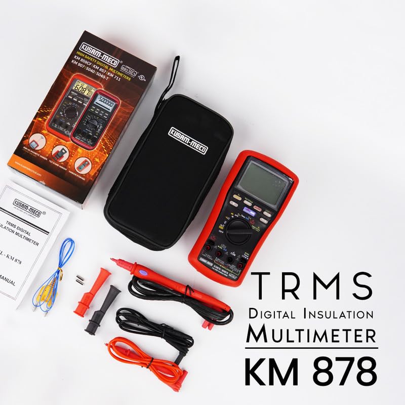 Kusam Meco KM 878 DIGITAL INSULATION MULTIMETER TRUE RMS