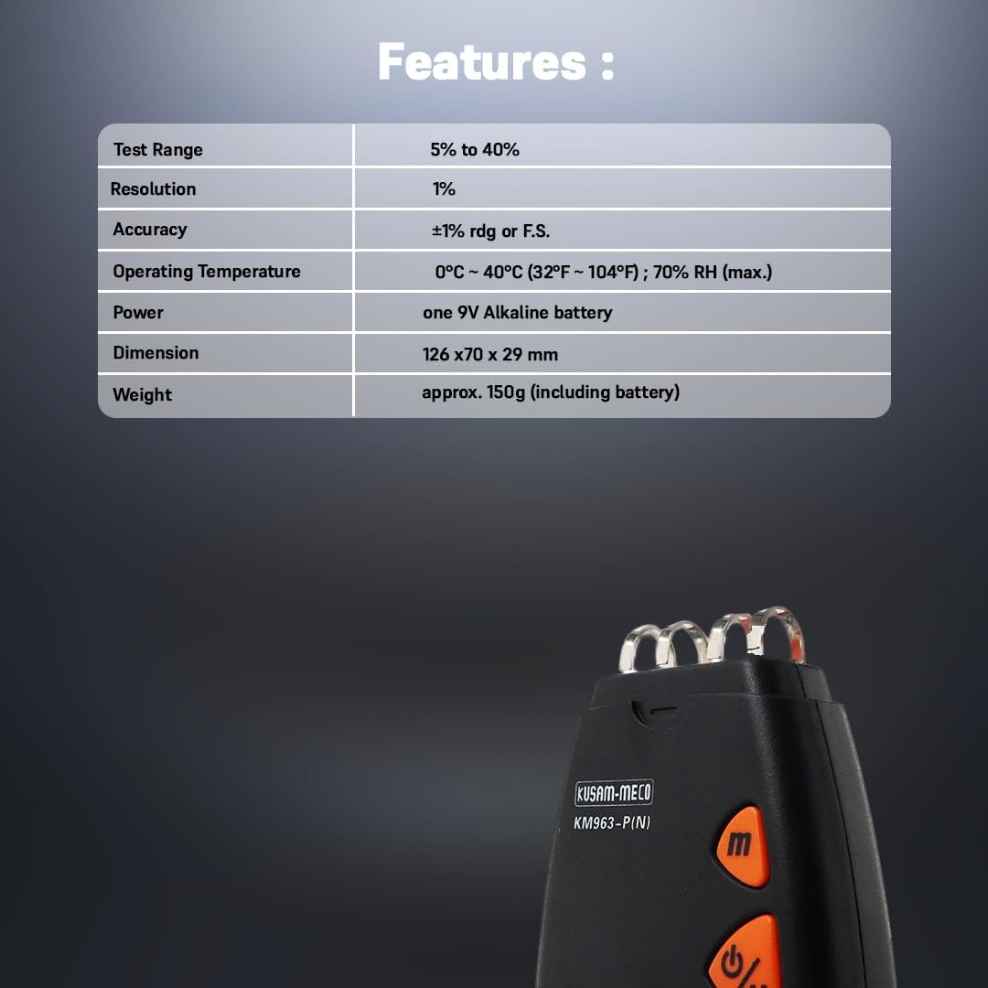 Kusma Meco KM 963-P(N) Digital Paper Moisture Content Meter