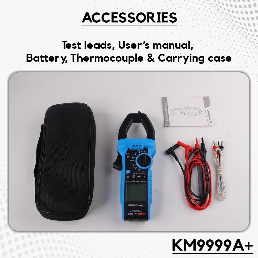 KUSAM-MECO KM 9999A+ AC/DC Digital Clamp meter