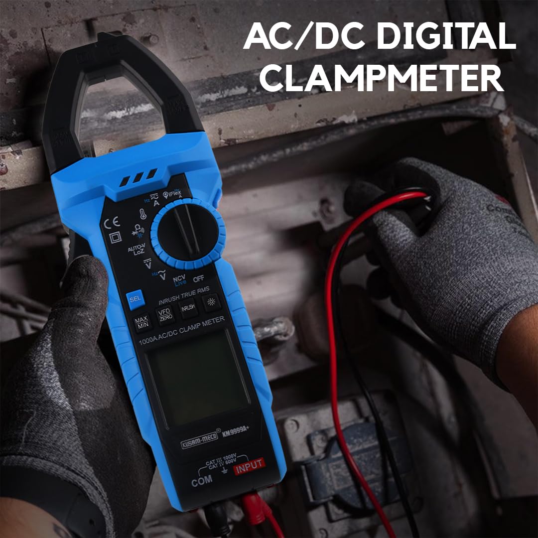 KUSAM-MECO KM 9999A+ AC/DC Digital Clamp meter
