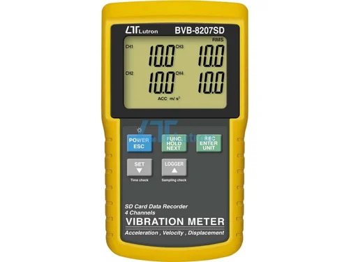 LUTRON BVB-8207SD 4 channels VIBRATION RECORDER