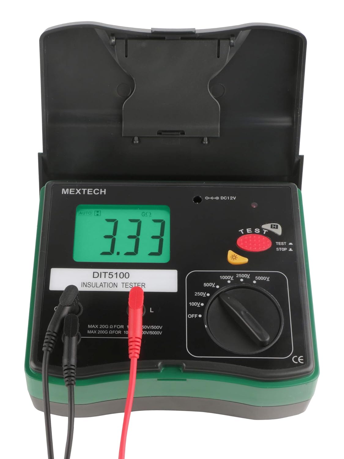 Mextech DIT5100 5kV Digital Insulation Tester