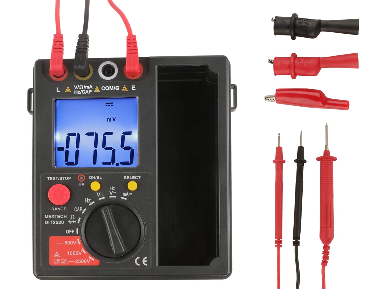 Mextech DIT2520 2.5KV Digital Insulation Resistance Tester