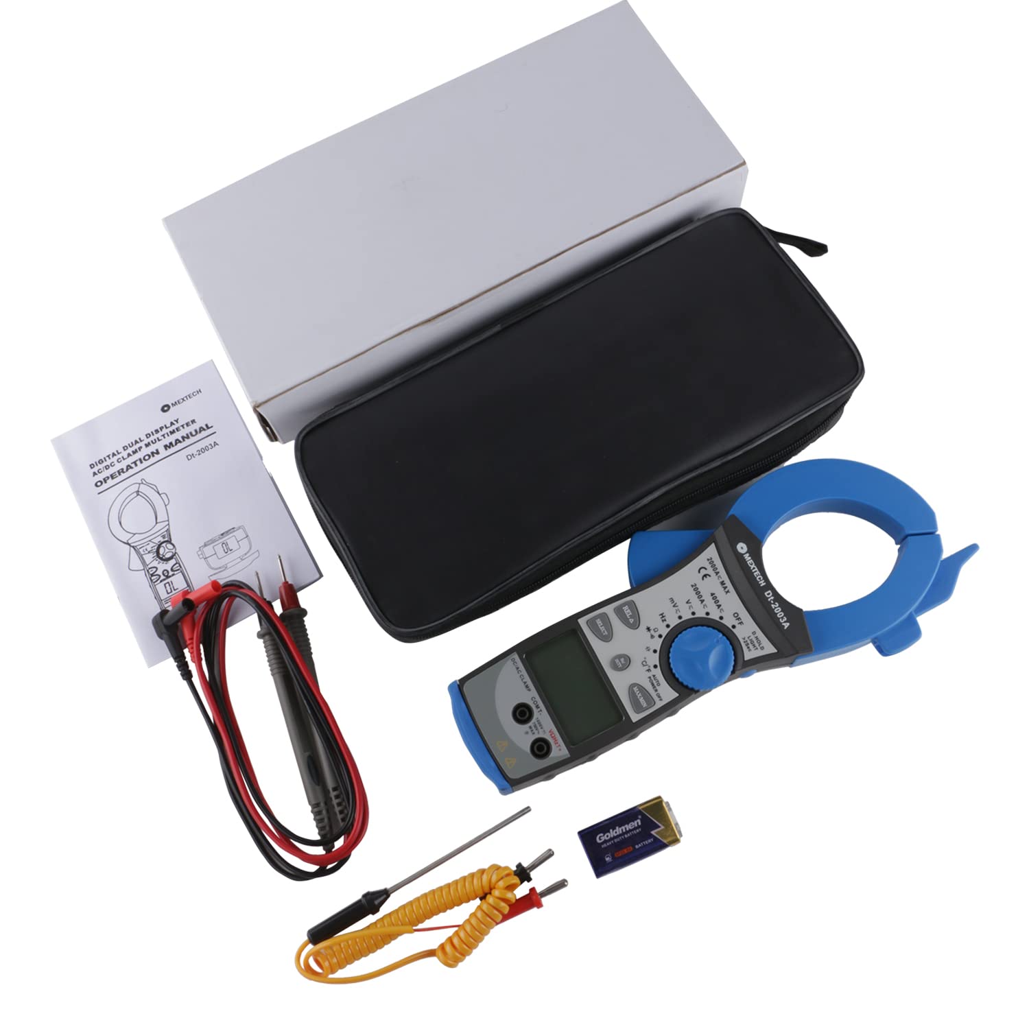 MEXTECH DT2003A Digital AC|DC TRMS Clamp Meter