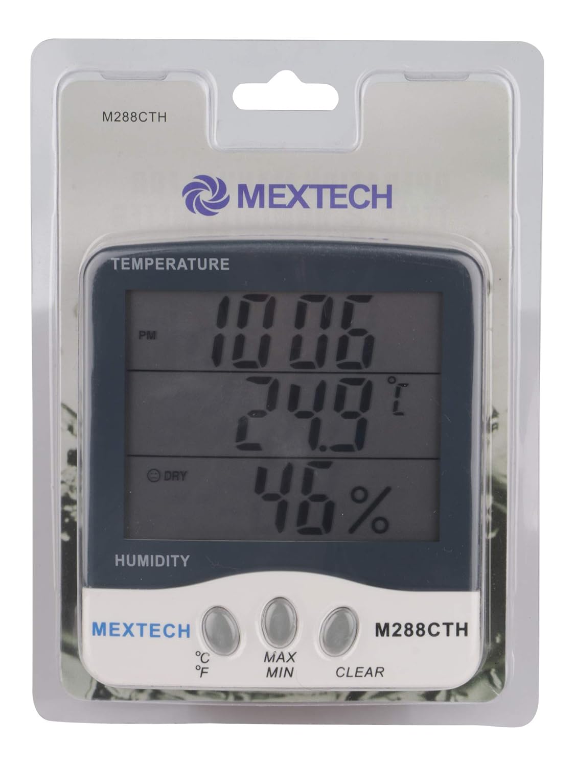 MEXTECH M288CTH Thermo Hygro Clock