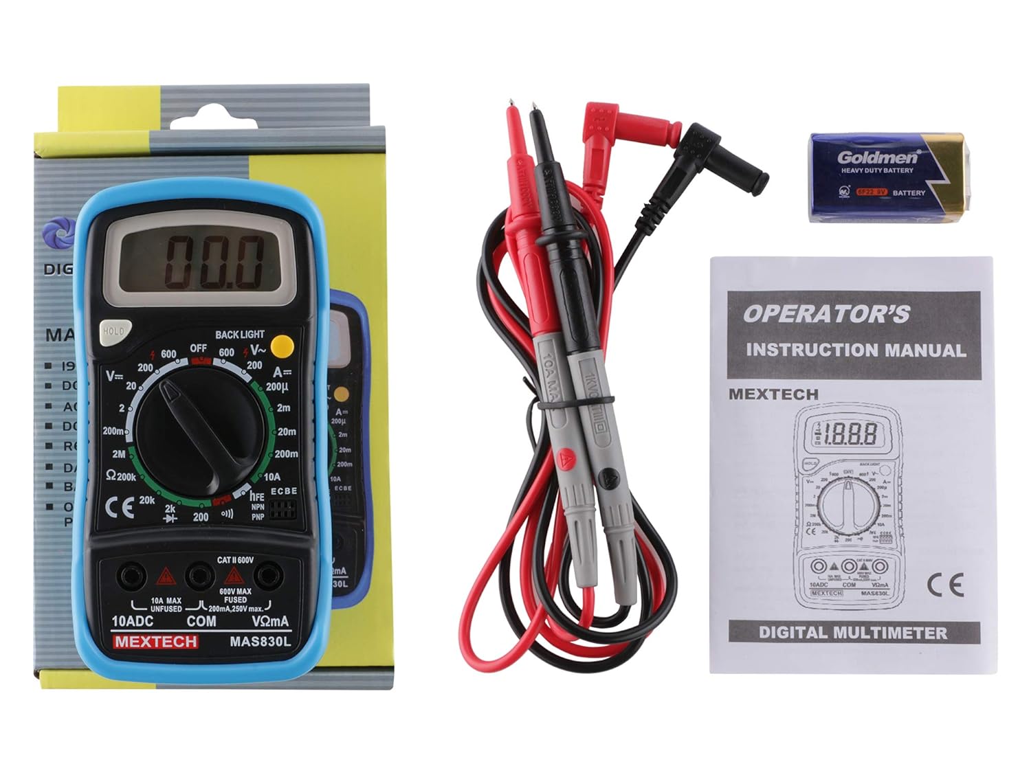 Mextech MAS830L Digital Multimeter