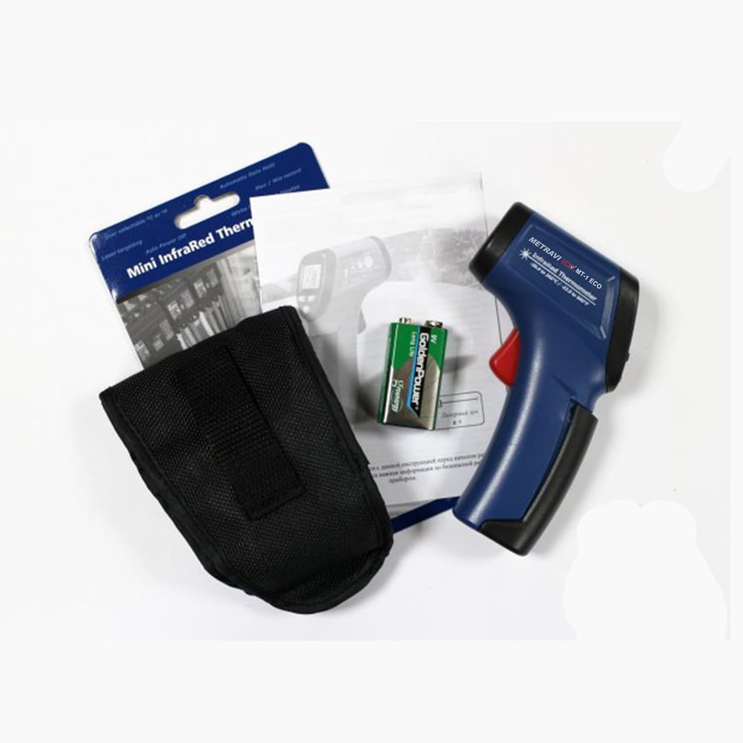Metravi MT-1 ECO Industrial Infrared Thermometer for upto 550°C with high accuracy & laser pointer